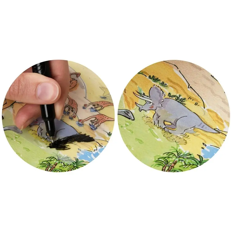 Набор переводных наклеек Scribble Down с онлайн приложением Динозавры А4 SD/22 - фото 2