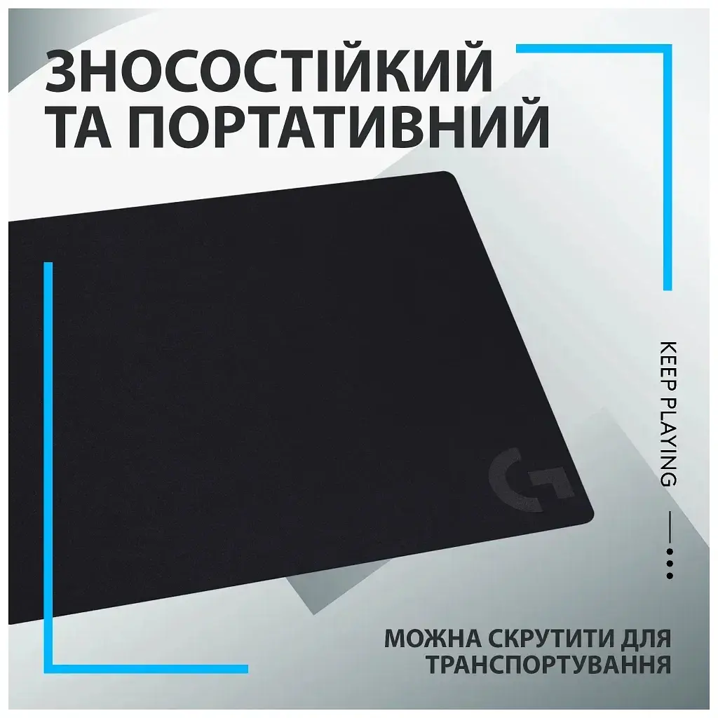 Килимок для мишки Logitech G240 Gaming Mouse Pad Black (943-000785) - фото 10