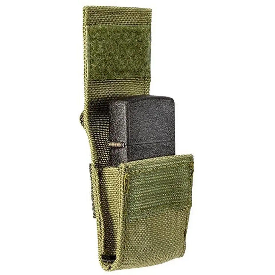 Зажигалка Zippo 236 Blk Crackle Ltr Tactical Pouch OD Green GS - фото 2