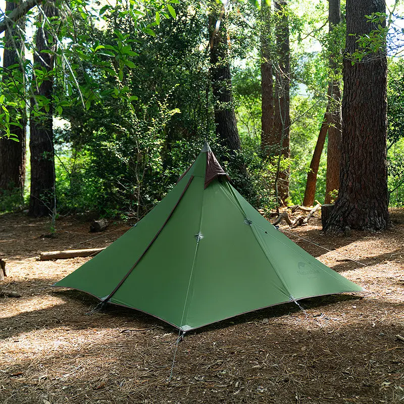 Намет Naturehike NH17T030-L надлегкий із гострою верхівкою темний зелений - фото 7