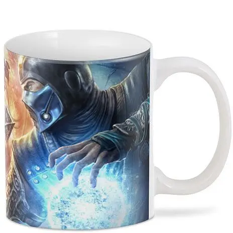 Кружка GeekLand Mortal Kombat Мортал Комбат битва MK.02.07 330 мл белая - фото 3
