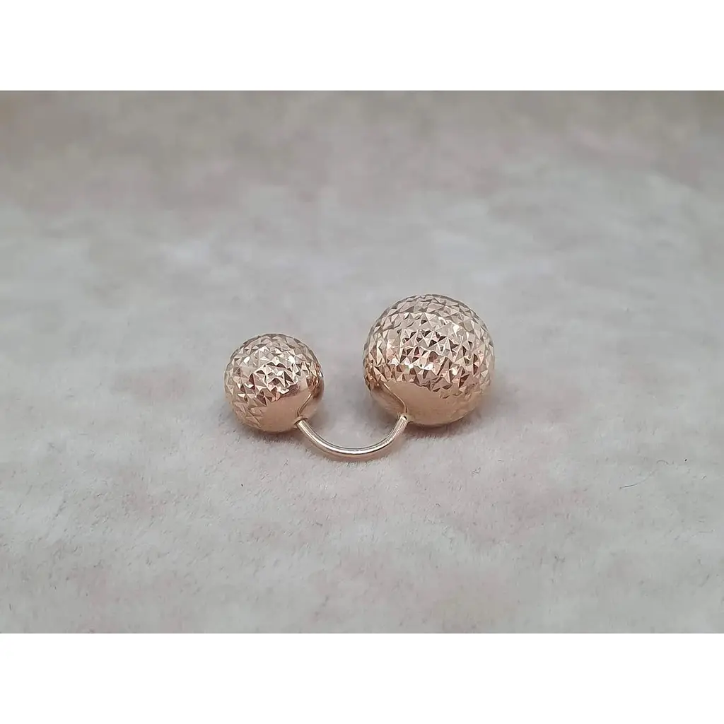 Золота сережка-пірсинг Favoritum. 310129_12_АБол - фото 2