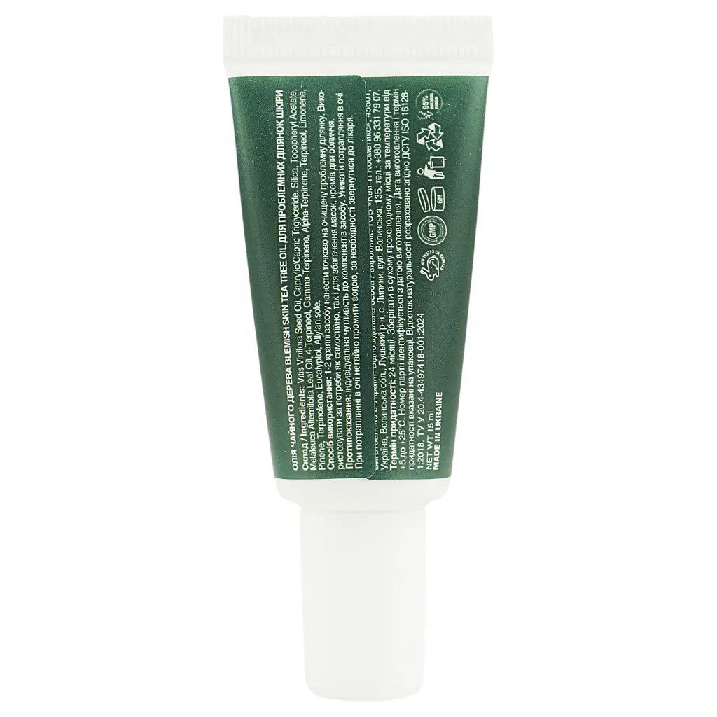 Олія чайного дерева Mr.Scrubber Blemish Skin Tea Tree Oil для проблемних ділянок шкіри 15 мл - фото 2