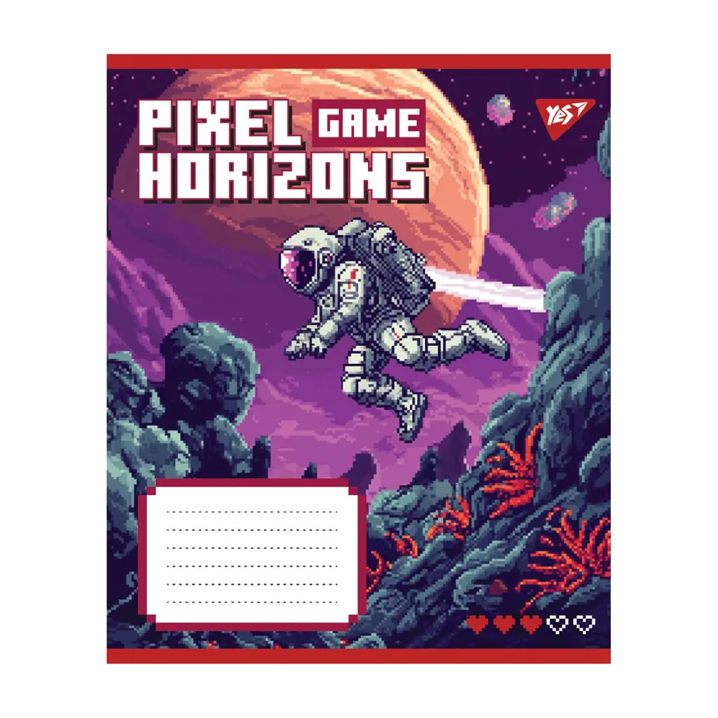 Зошит Yes Pixel game А5 12 аркушів лінія (767775), в асортименті - фото 6