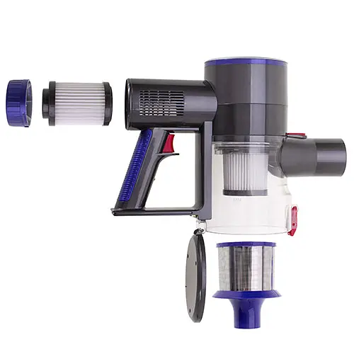 Беспроводной вертикальный пылесос Adler AD 7061 для аллергиков с дисплеем циклонная фильтрация - фото 6