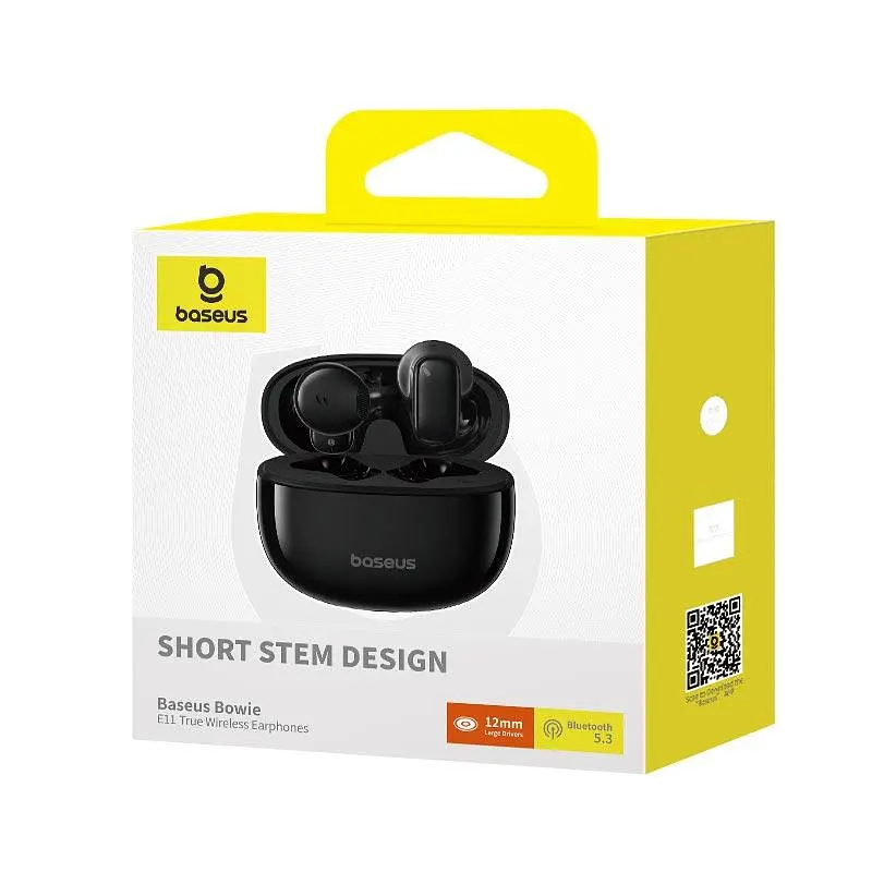 Навушники Baseus Bowie True Wireless Earphones E11 BT5.3, 40/400mAh, 7.5h - фото 2