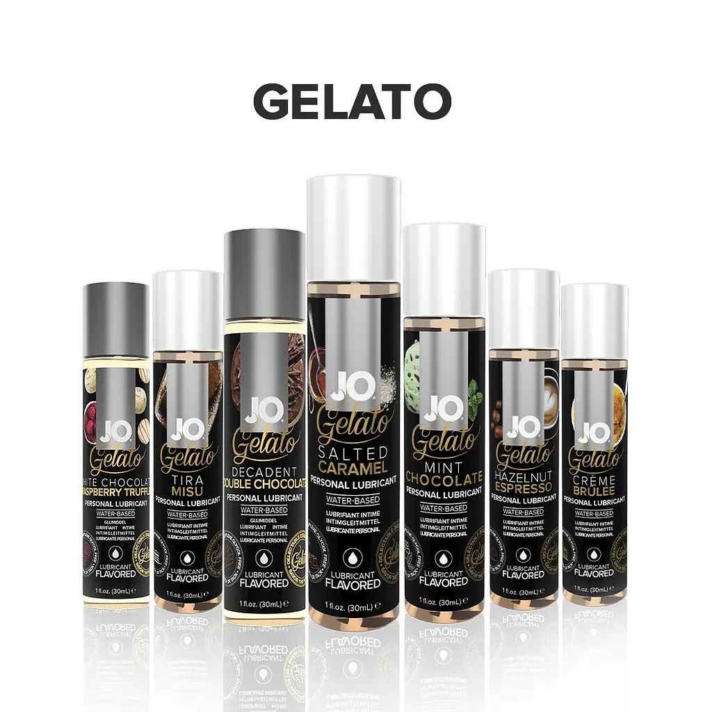 Змазка на водній основі JO GELATO Salted Caramel (30 мл) без цукру, парабенів та пропіленгліколю - фото 5