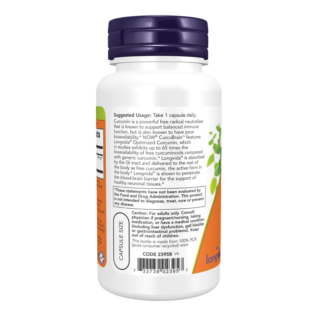 CurcuBrain 400mg - 50 vcaps - фото 3