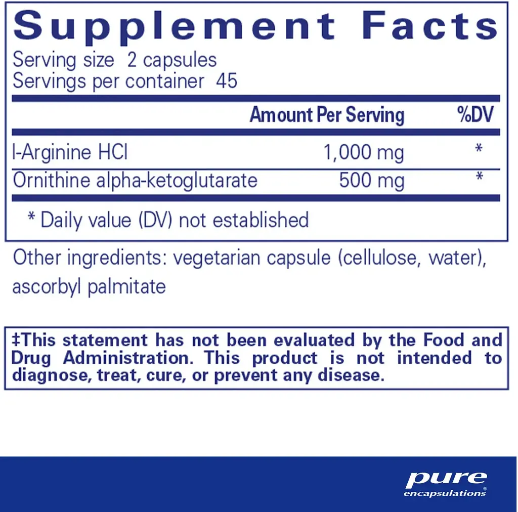 Підтримка гормонів росту Pure Encapsulations Growth Hormone Support 90 капс - фото 2