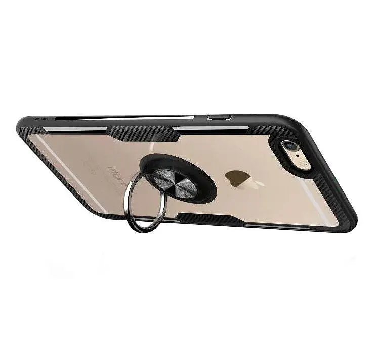 Чехол Primolux Ring Magnetic Stand для Apple iPhohe 7 / iPhone 8 / SE 2020 / SE 2022 Black - фото 3