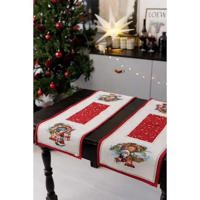 Дорожка гобеленовая Прованс Рождественский костер 40х140 см (36425) - фото 3