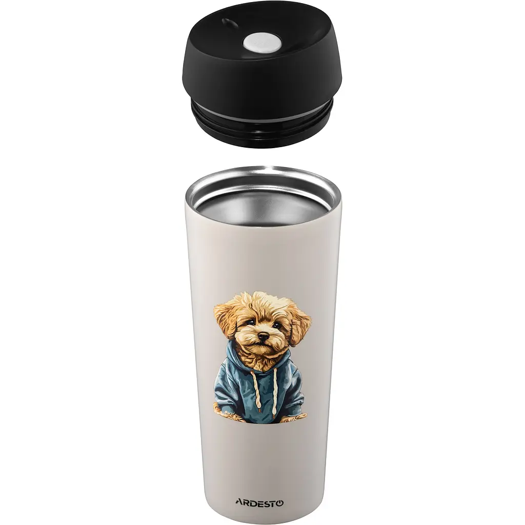 Термокухоль Ardesto Coffee Time Maltipoo 450 мл (AR2645MP) - фото 4