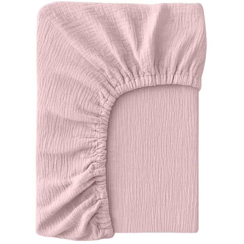 Простирадло на резинці муслін Cosas Rose 200х200х20 см (40Muslin_Rose_200x200x20)