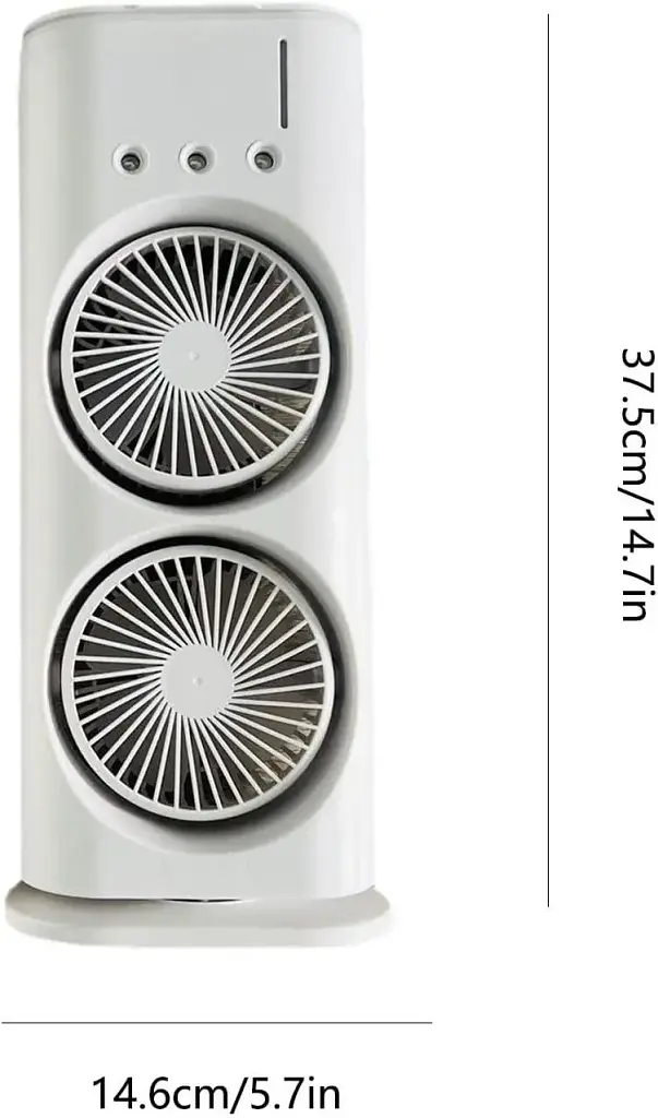 Настольный вентилятор с увлажнителем от сети Double-Ended Spray Fan - фото 7