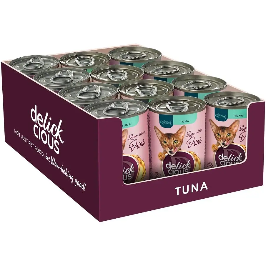 Напиток для кошек Delickcious с тунцем 140 г - фото 2