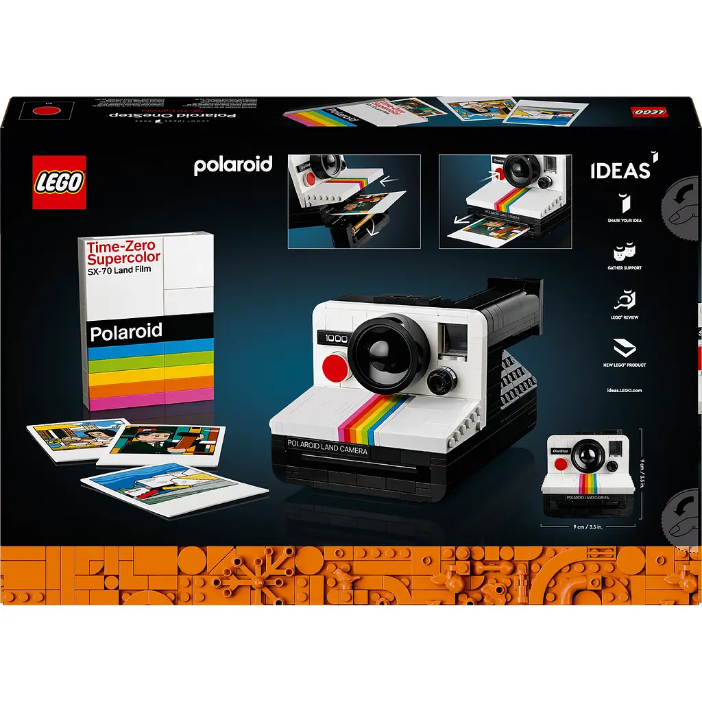Конструктор LEGO Ideas Фотоаппарат Polaroid OneStep SX-70 516 детали (21345) - фото 14