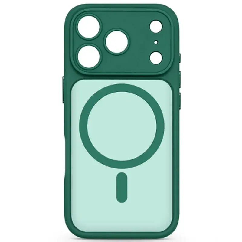 Чохол до мобільного телефона Armorstandart Lush MagCase Apple iPhone 17 Pro Dark Green (ARM87491)
