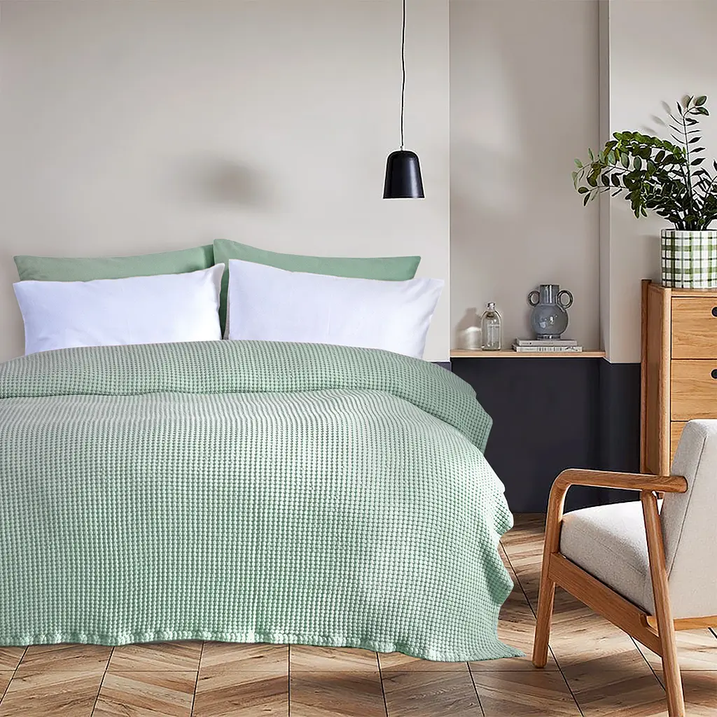 Покрывало Lotus Home - Bellia mint мятный 220x240 - фото 2