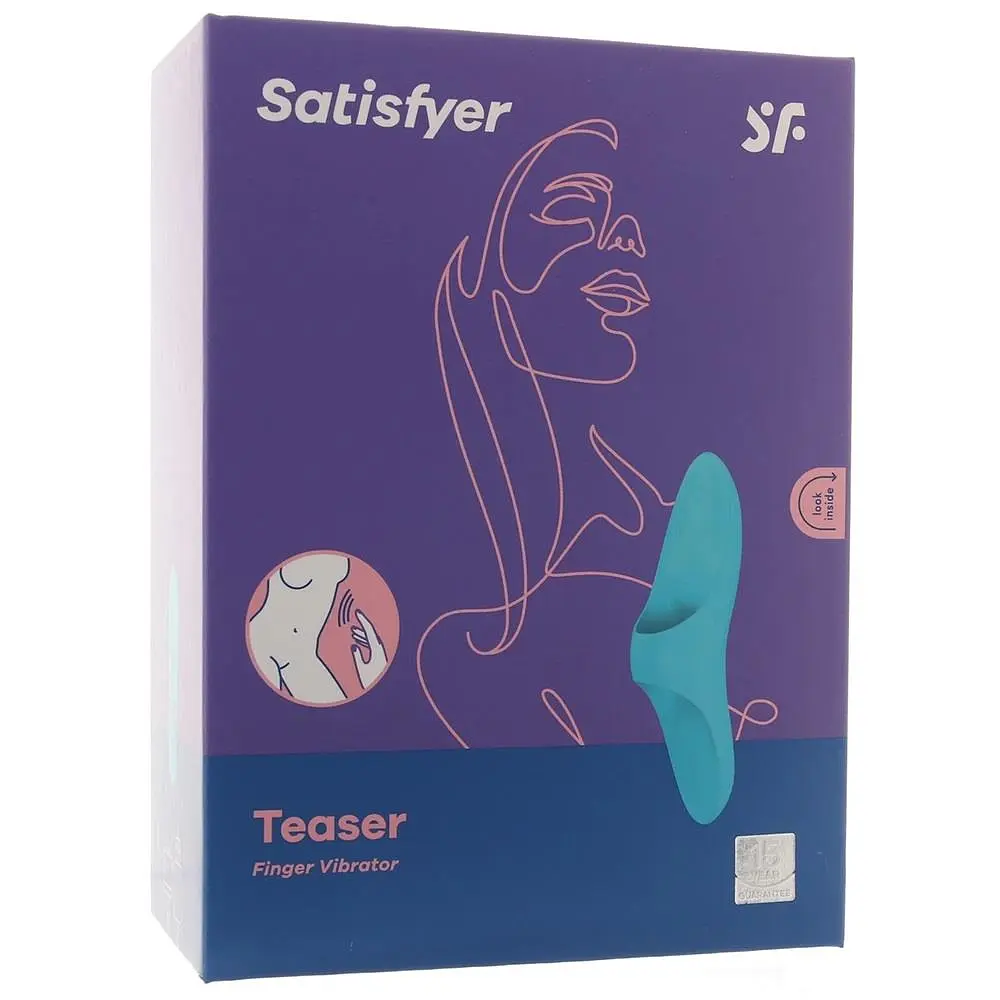 Вібратор на палець Satisfyer Teaser 12 см блакитний - фото 6