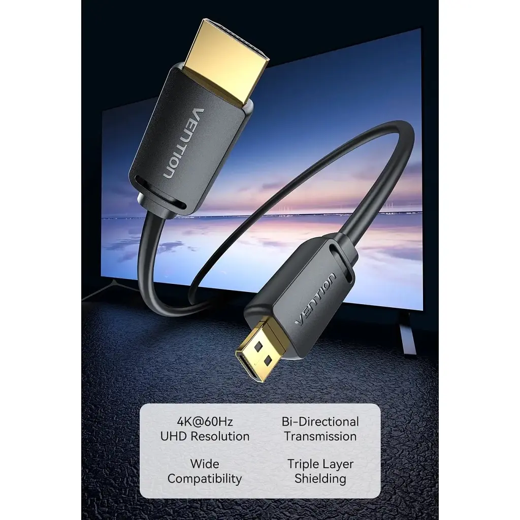 Кабель мультимедійний HDMI M to HDMI mini M 3.0m V2.0 4K60Hz Vention (AGHBI) - фото 8