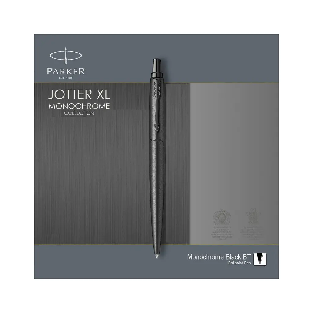 Ручка кулькова Parker JOTTER 17 XL Monochrome Black BT BP (12 432) - фото 2