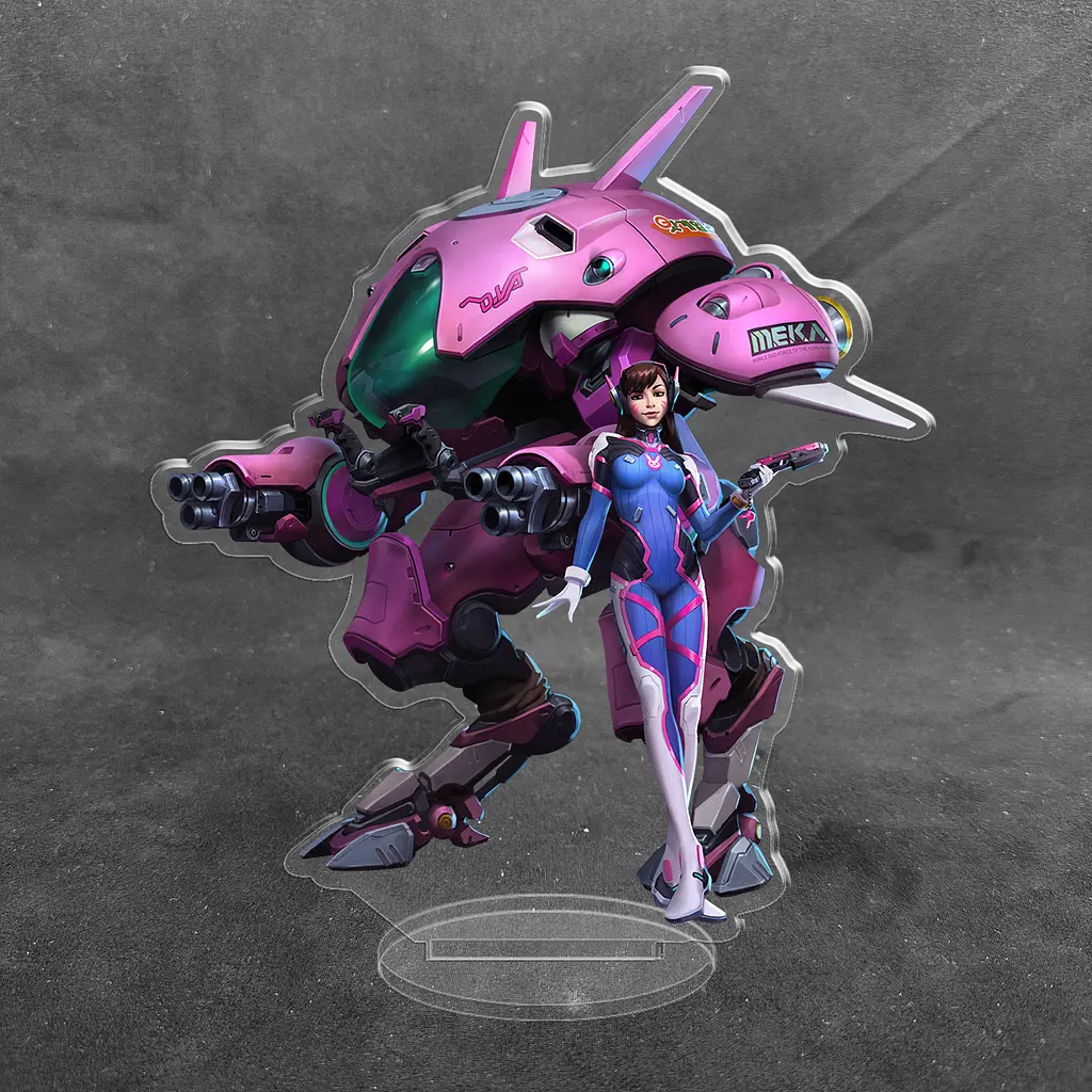 Акрилова колекційна фігурка Overwatch D.Va 15 см - фото 2
