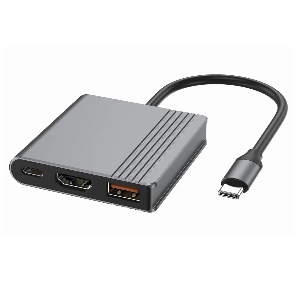 Док-станція Cablexpert USB-C 3-в-1 (A-CM-COMBO3-05) - фото 4
