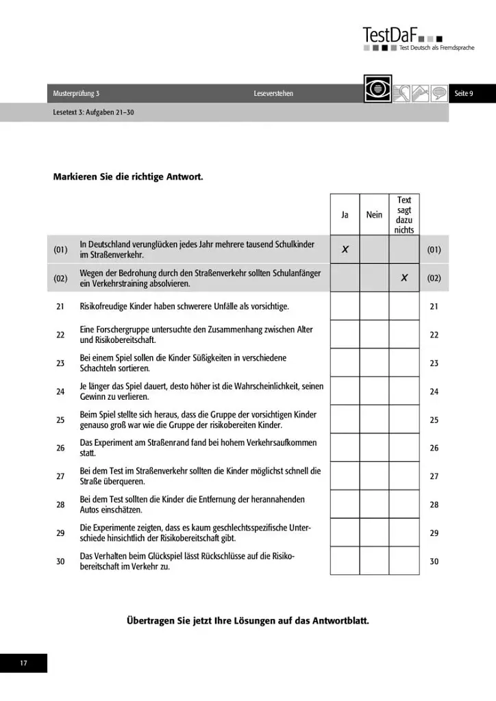 TestDaF Musterprufung 3. Heft mit CD. Test Deutsch als Fremdsprache - фото 16