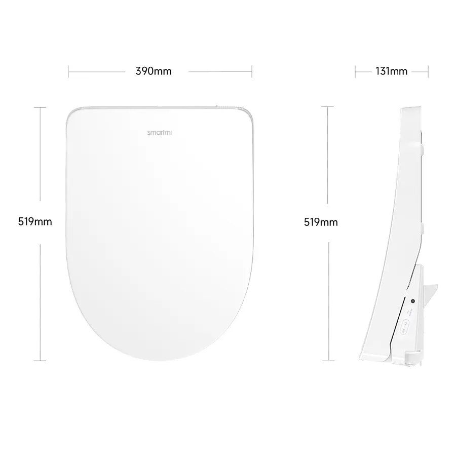 Розумна кришка для унітазу Xiaomi SmartMI Toilet Cover 2 Heating (ZNMTG09ZM) - фото 3
