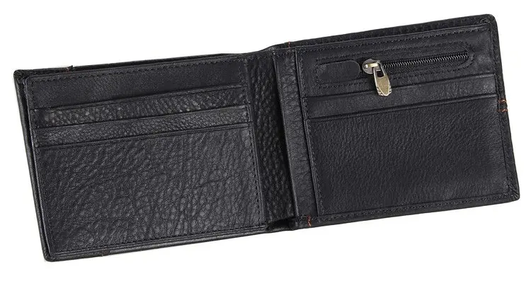 Мужской кожаный кошелек Vintage 12x9.5 см acs0015365 - фото 8