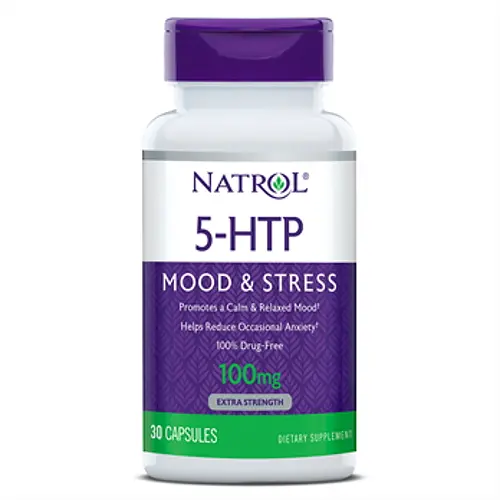 Амінокислота 5-HTP 100мг, 30 капсул Natrol fit0023386