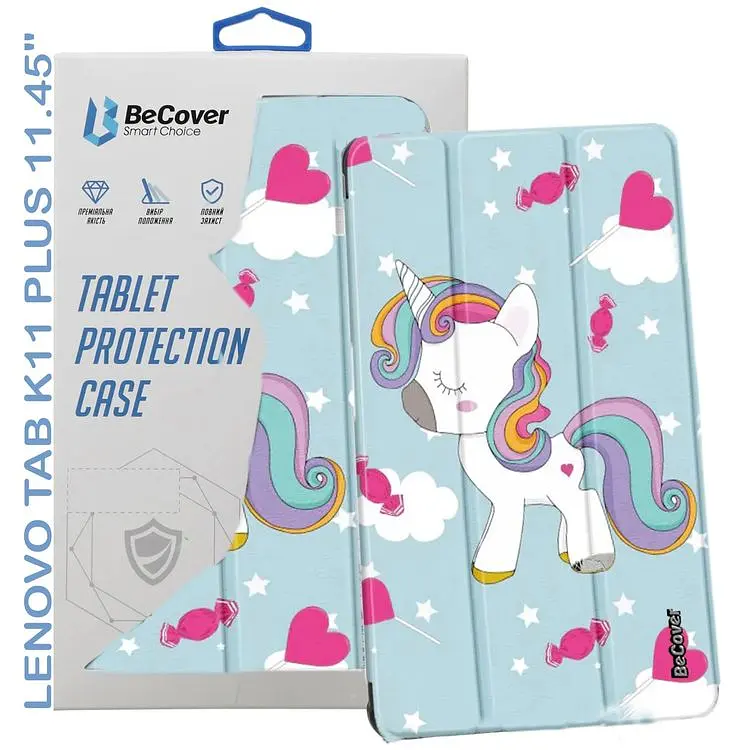 Чехол-книжка BeCover Smart Case для Lenovo Tab K11 Plus TB-352F 11.45" Unicorn (711858) - фото 5