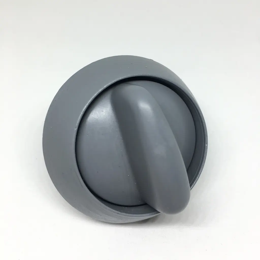 Ручка регулировка + лимб для плиты Ardo A5540G6, A5640G6, C6640G6, A554VG6, общая длина 54 мм, серая, 326158500 - фото 3