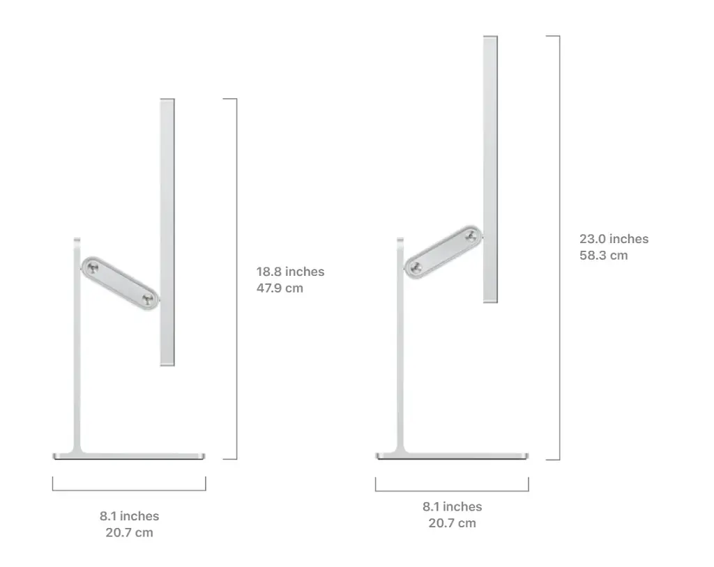 Монитор Apple Studio Display (Standard Glass) Tilt- and Height-adjustable Stand (MK0Q3) [66199] - фото 6