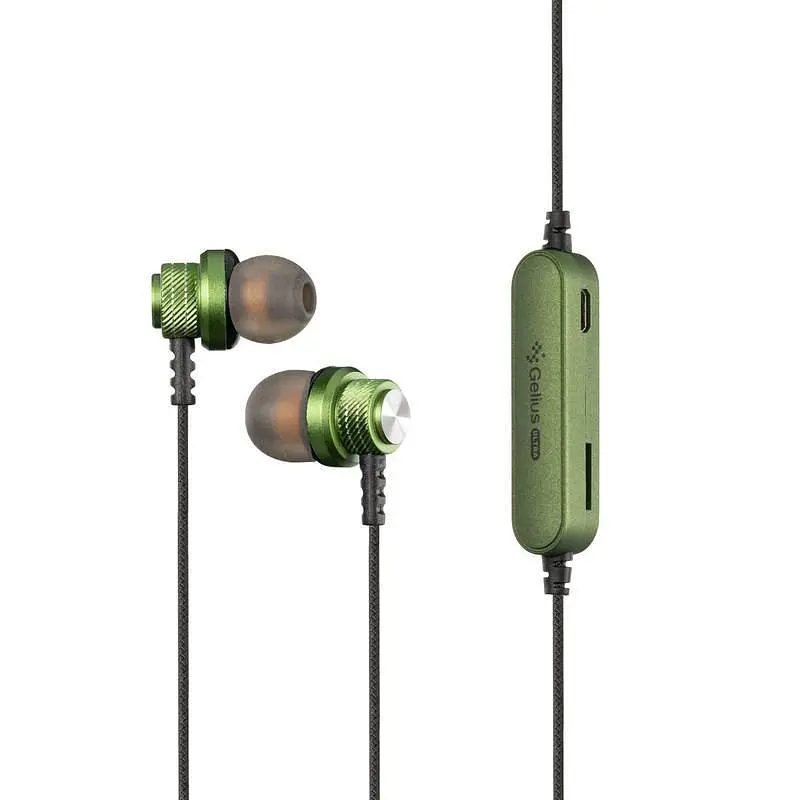 Навушники Stereo Bluetooth Headset Gelius Ultra Triada GL-HB-009U Green - фото 6