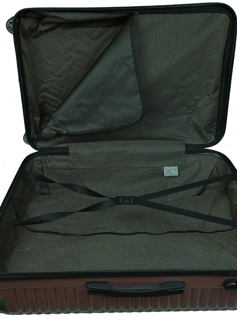 Валіза пластикова GD Polo 115 л 76x48x32 см ABS коричнева - фото 8