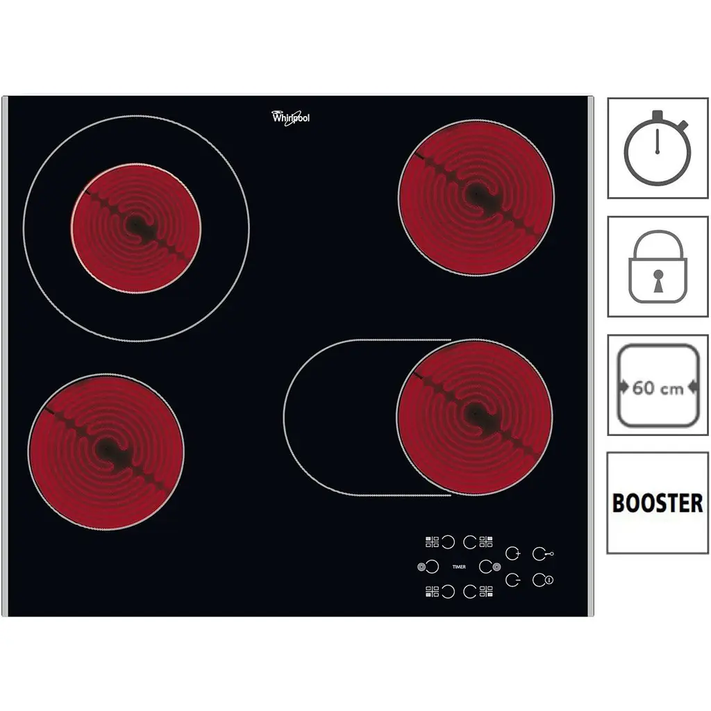 Електрична варильна поверхня Whirlpool AKT 8130/LX [138078] - фото 5
