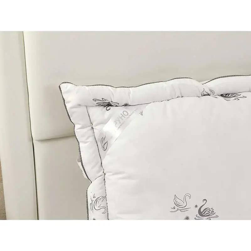 Подушка Руно Silver Swan с искусственным лебяжьим пухом 40х60 белая (309_Silver Swan) - фото 3
