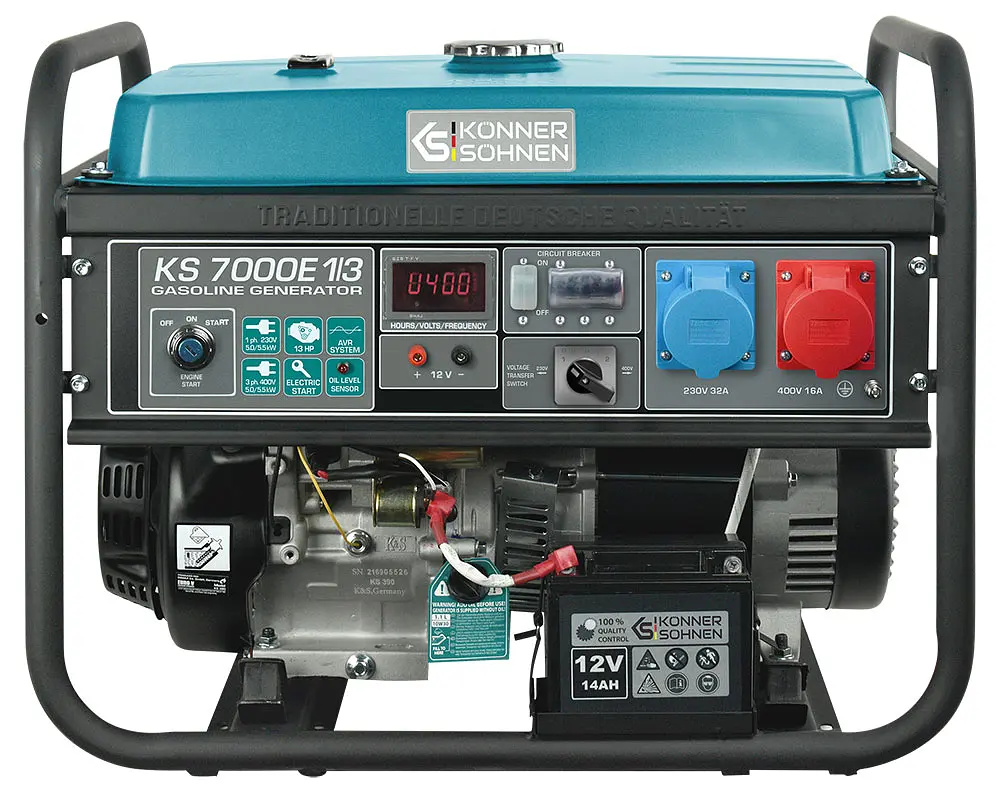 Генератор бензиновий Konner&Sohnen KS 7000E 1/3 - фото 2