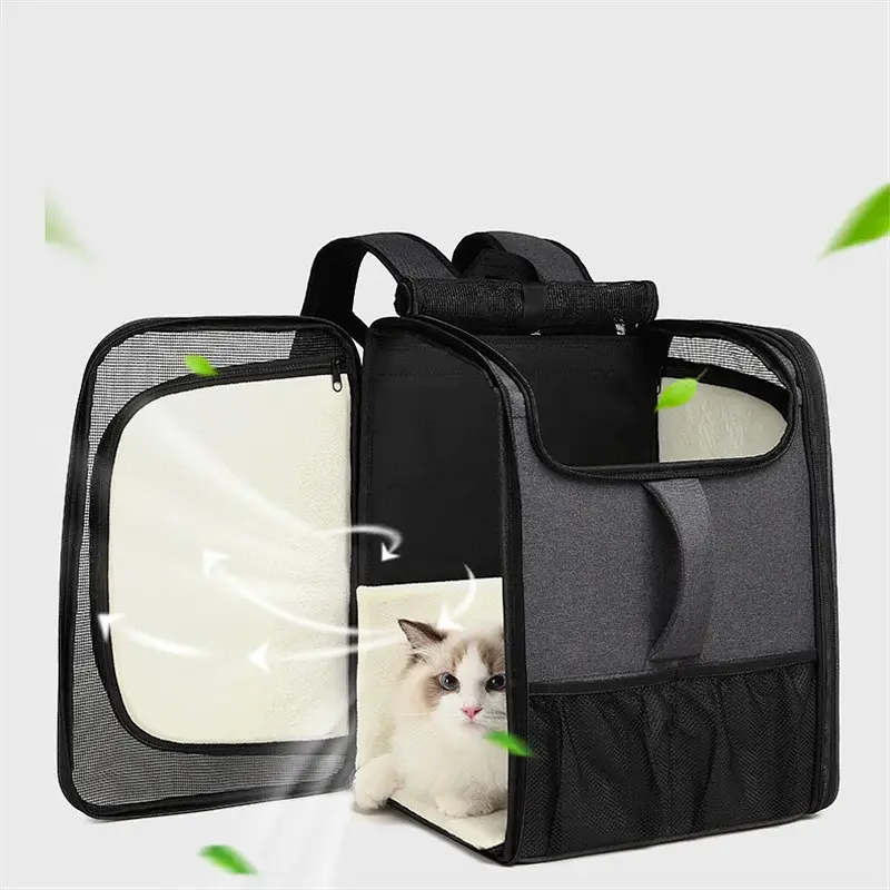 Сумка-рюкзак для домашніх тварин Voyager Pet LVT24013 Black - фото 7
