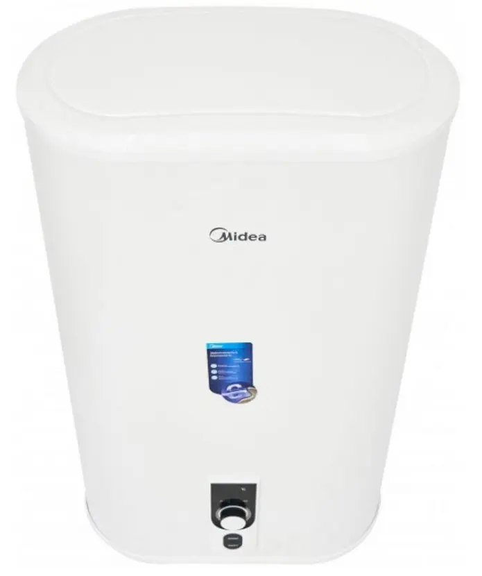Водонагрівач Midea 50 л, 2 кВт, мокрий ТЕН, вертикальний, прямокутний, білий (D50-20ED2(W)) - фото 3