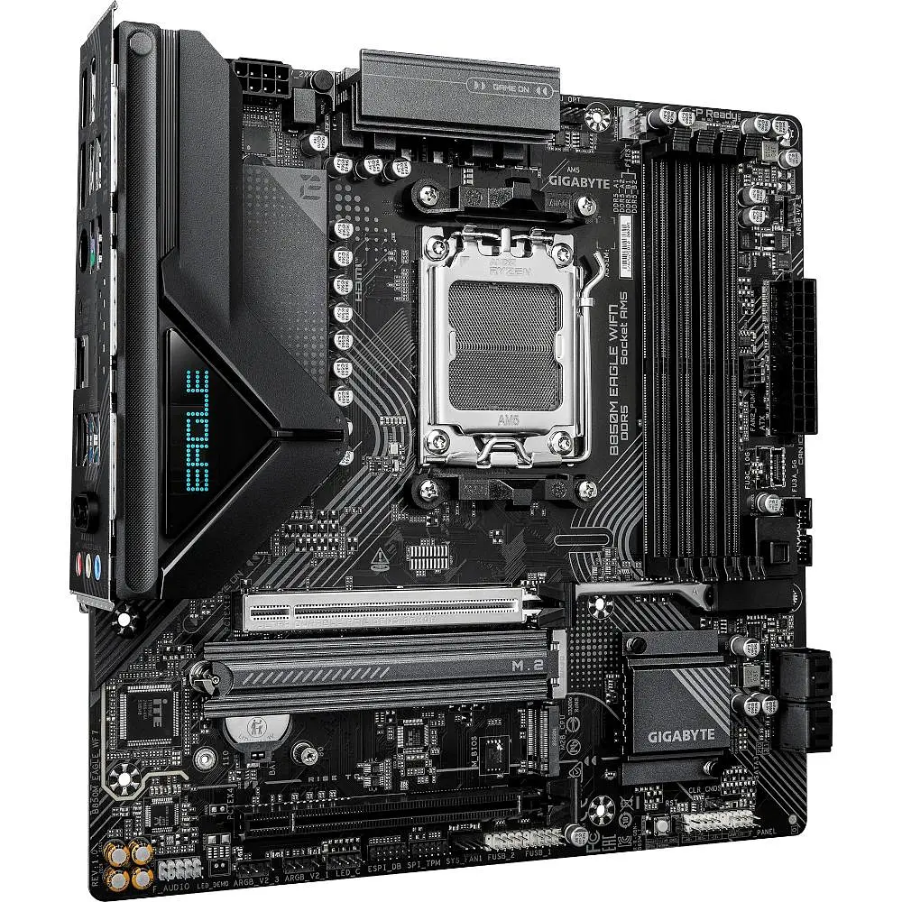 Материнська плата GIGABYTE B850M EAGLE WIFI7 (B850M EAGLE WIFI7) (Socket AM5, AMD B850, Micro-ATX) - фото 3