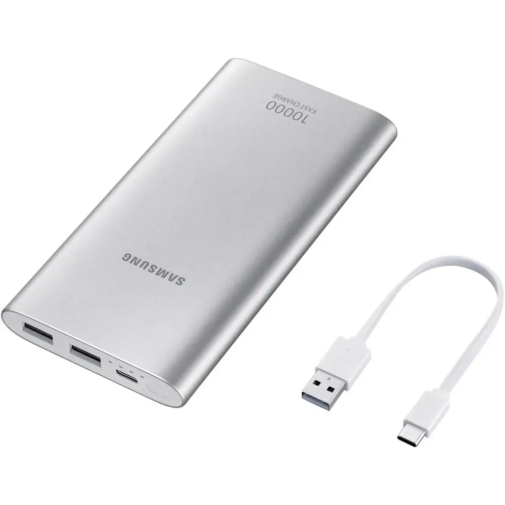 Зовнішній акумулятор Samsung 10000mAh 15W Silver [EB-P1100CSRGRU] [147591] - фото 3