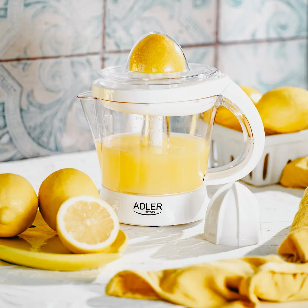 Соковыжималка Adler AD 4014 white для цитрусовых/ 60Вт/ 1л/ белый - фото 6