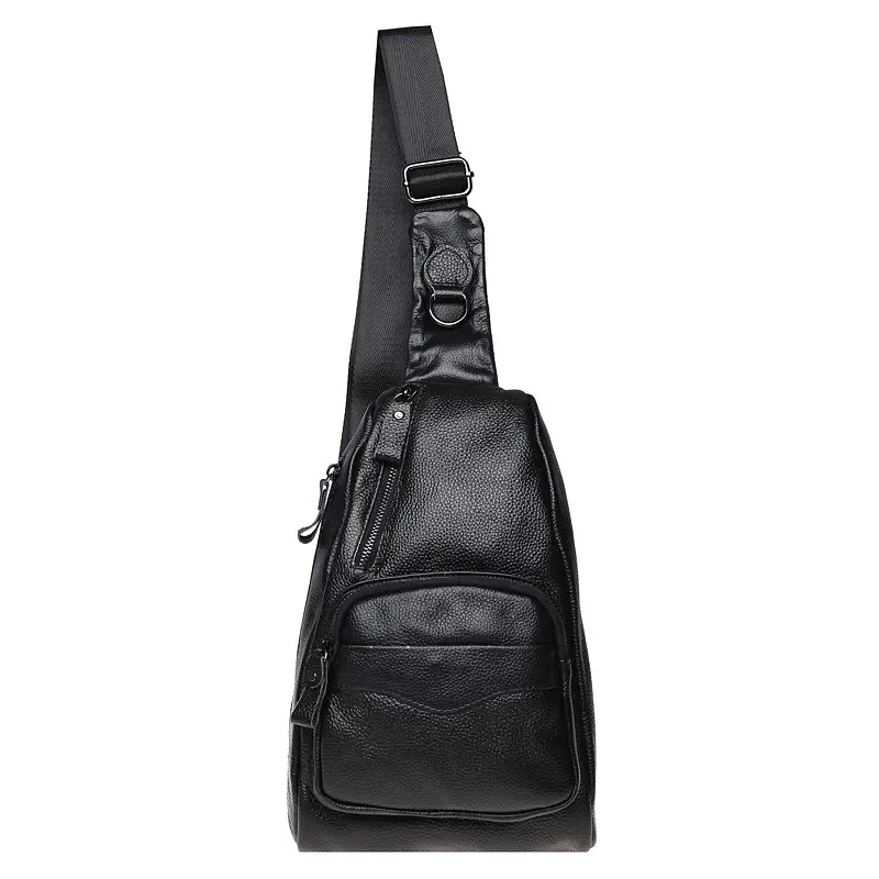 Чоловічий рюкзак Borsa Leather K1029 32x21x5 см Чорний (11003) - фото 2