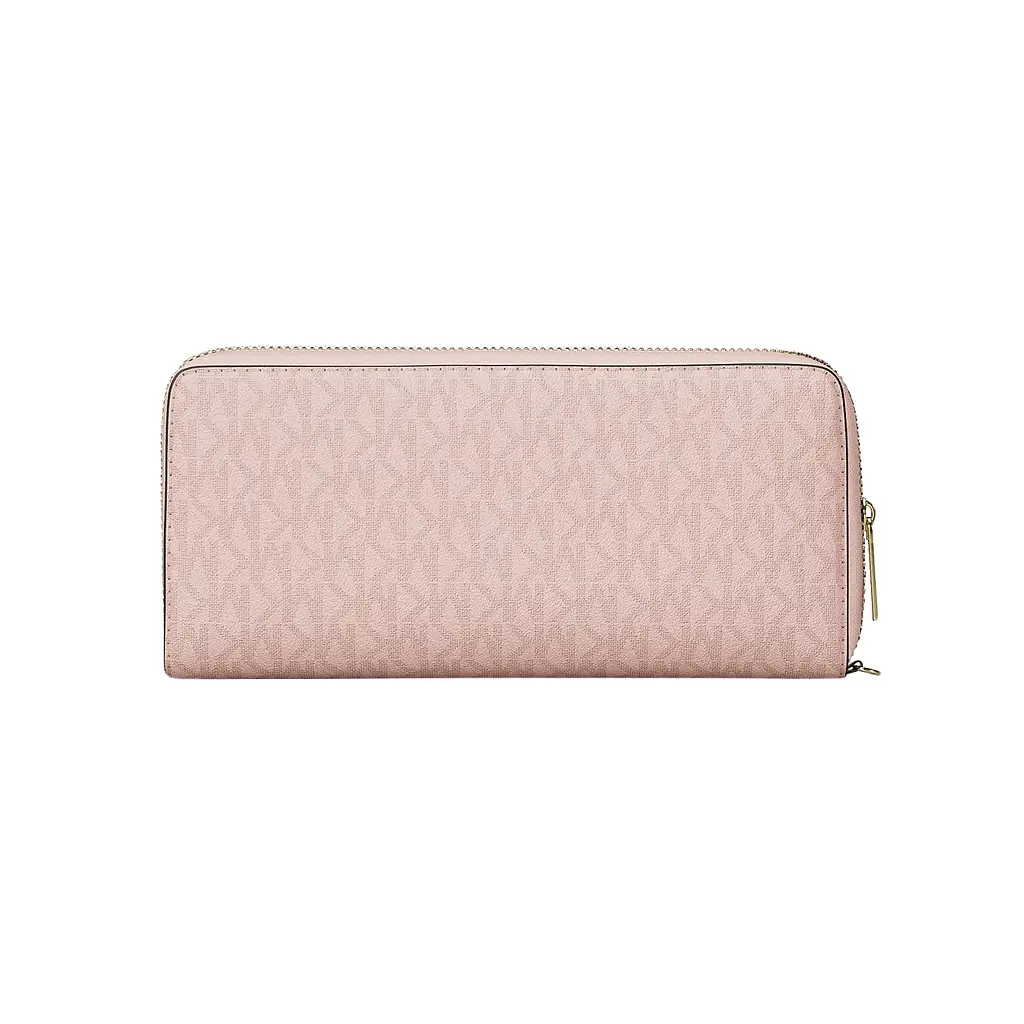 Жіночий гаманець MICHAEL KORS (великий, пудровий з логотипом) - фото 3