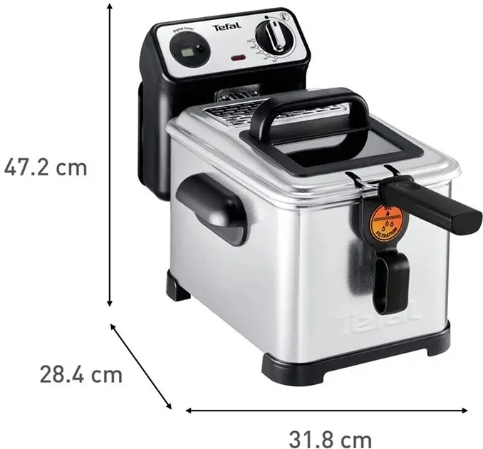 Фритюрниця Tefal Filtra Pro 2400 Вт чорна (FR511170) - фото 8