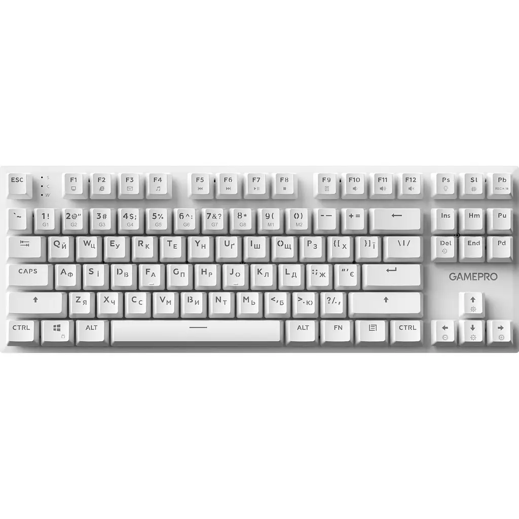 Клавіатура GamePro Genesis Joker MK124W Outemu Red Swithes White [152670] - фото 6