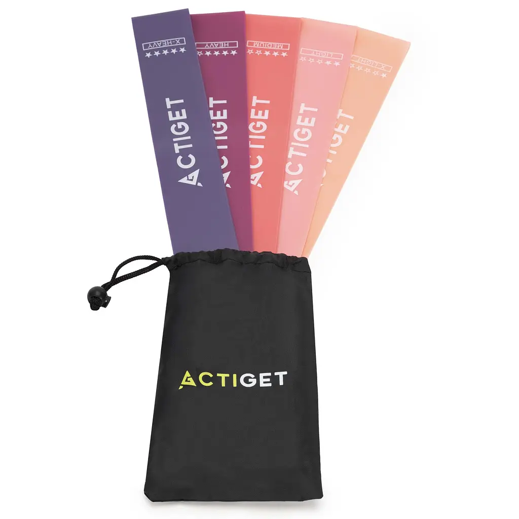 Резинки для фітнесу Actiget Mini Power Band набір 5 шт 1-20 кг ACT0105 - фото 5