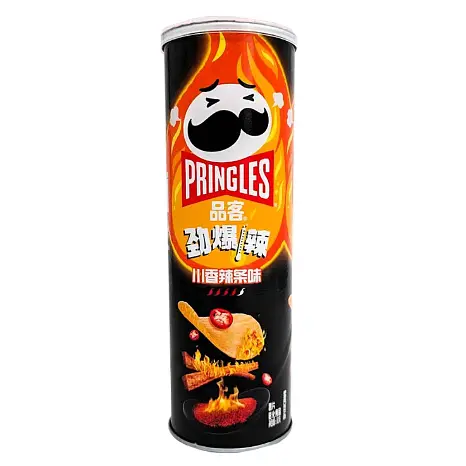 Чіпси Pringles Scorchin Spicy Strips з китайськими спеціями 110 г